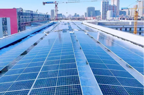 九洲集團(tuán)承建哈爾濱電機(jī)廠屋頂光伏項(xiàng)目一期工程成功并網(wǎng)發(fā)電！